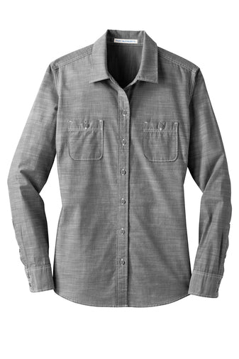 Port Authority® Ladies Slub Chambray Shirt