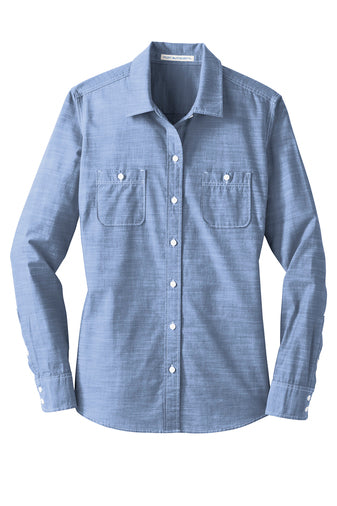 Port Authority® Ladies Slub Chambray Shirt