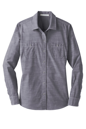 Port Authority® Ladies Slub Chambray Shirt